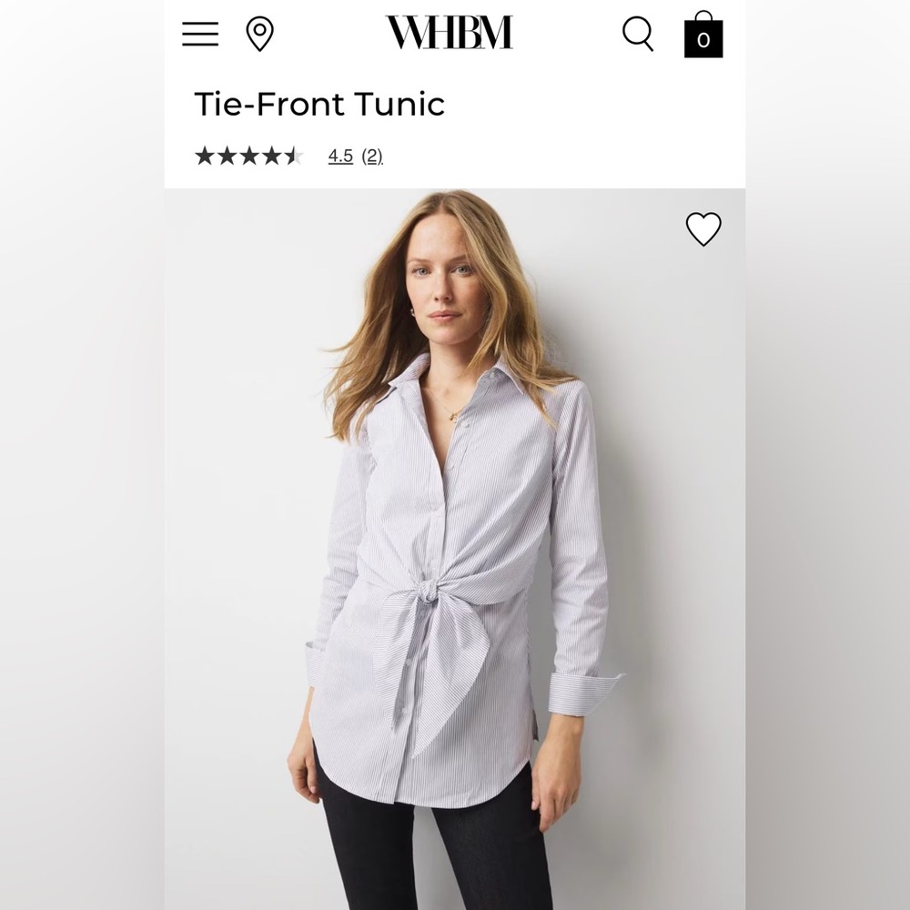 Women’s Tie-Front Tunic shirt